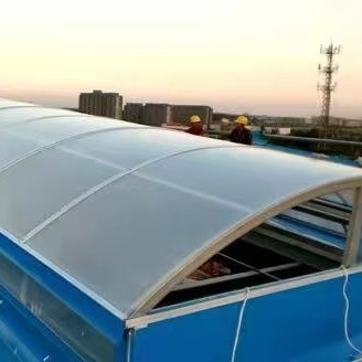 桂林市电动排烟天窗圆拱形侧开天窗 - 方案